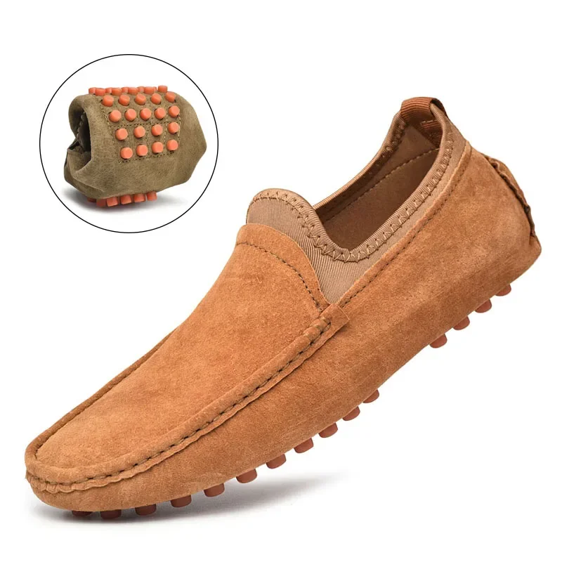 DEKABR Sommer Männer Müßiggänger Aus Echtem Leder Casual Schuhe Fashion Slip On Driving Schuhe Atmungsaktive Mokassins Plus Größe 38 ~ 49