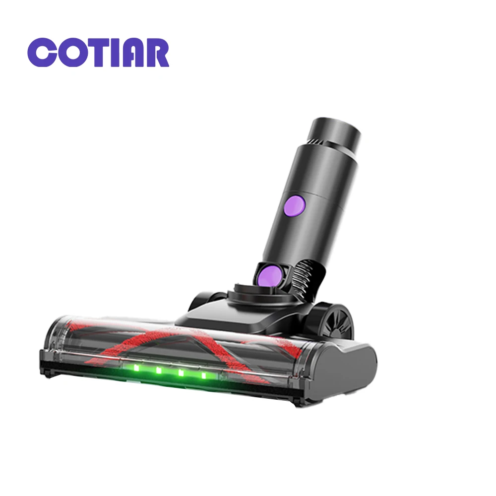 COTIAR R11 Kabelloser Staubsauger Elektrisches Bodenbürsten-Zubehör Original Bodenbürste Grünes Licht Hohe Leistung