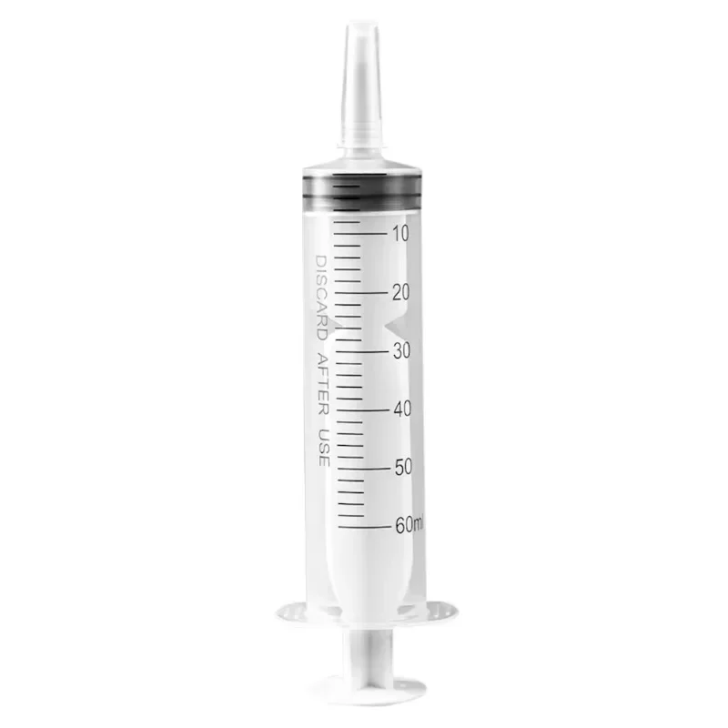 60ml Pet Runner Feeder Handdruckspritze aus Kunststoff, Multifunktions-Spüler für die Trennung von Flüssigkeiten beim Füttern von Haustieren und zum Nachfüllen von Tinte.