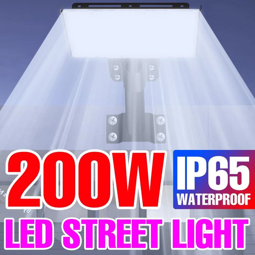 IP65 Wasserdichte Led-straßenleuchte Industrielle Lampe 220V Outdoor Flutlicht LED Decke Lampen 200W Scheinwerfer Flutlicht Für garten