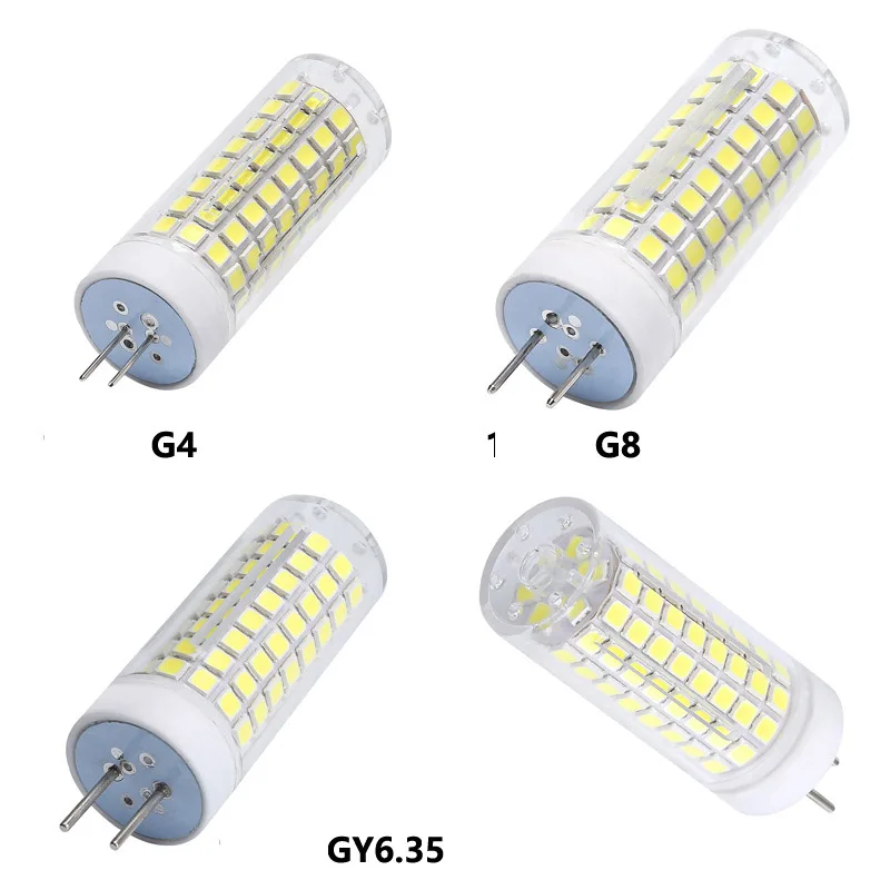 6 stücke 110V 220V dimmbar 10W LED-Maiskolben G4 G9 E12 E14 Ba15D G8 GY8.3 E17 Kronleuchter Drop light ersetzen 80W 6,35 W Halogenlampe