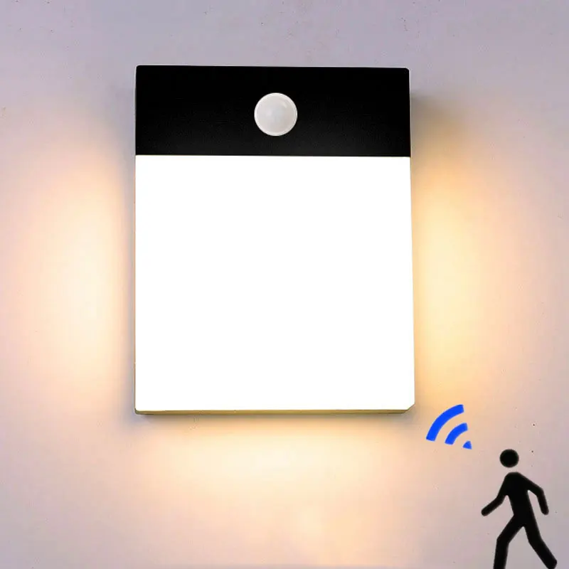 Led Outdoor Wand Licht Wasserdichte IP65 Motion Sensor Led Outdoor Beleuchtung Veranda Lichter Balkon Garten Leuchten Außenwand Lampe