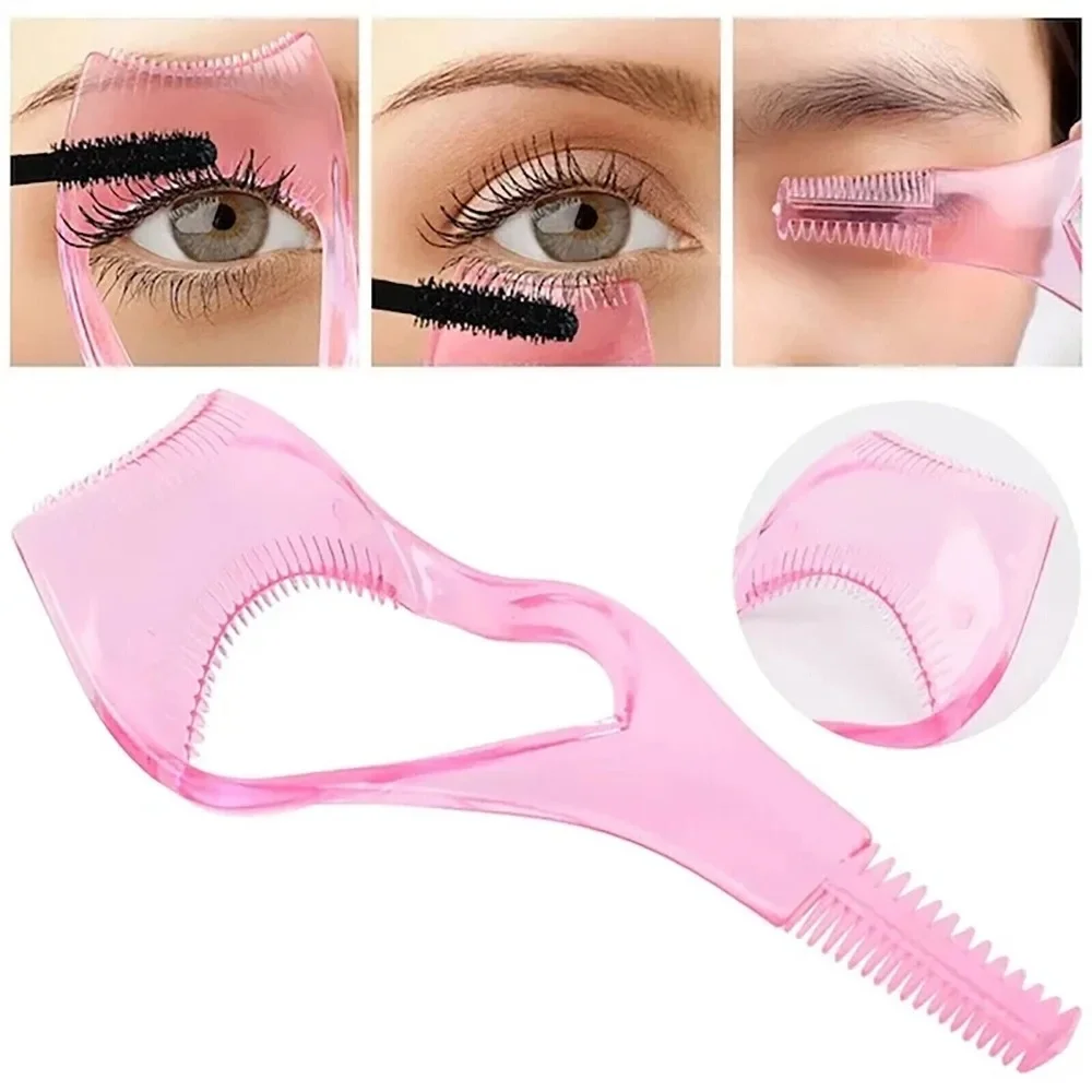 3-in-1 Wimpernwerkzeug: Mascara-Schutz, Wimpernzange und Applikator – Ihr praktischer Make-up-Assistent für Schönheit und Kosmetik, auch als Eyeliner-Halter nutzbar