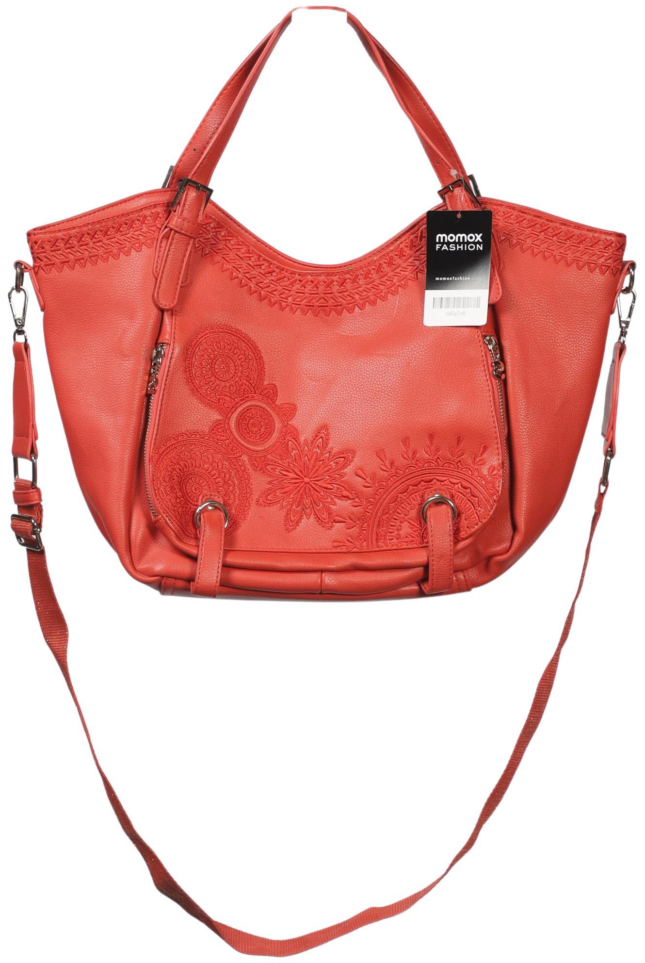 Desigual Damen Handtasche gross, Gr. , Rot, Kunstleder
