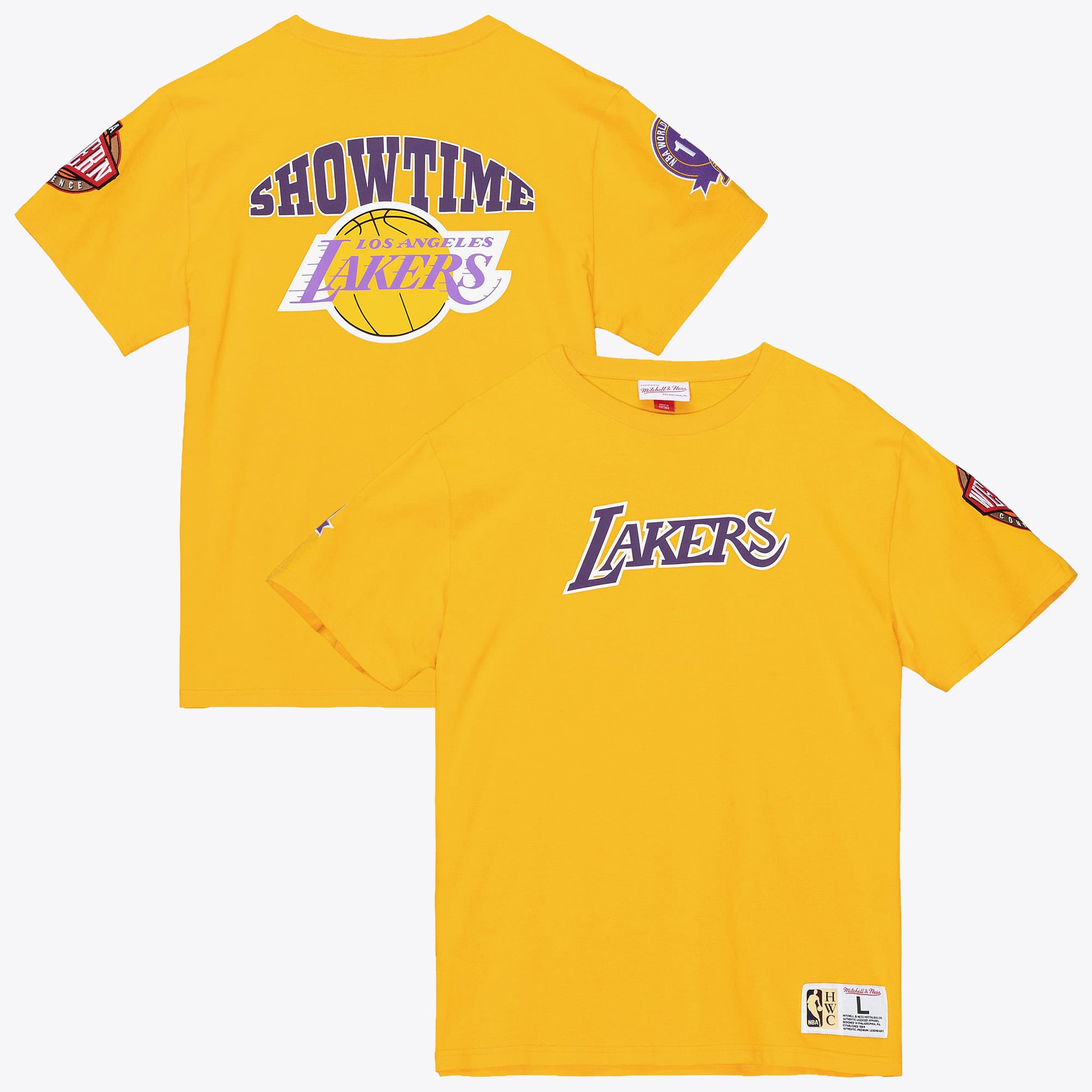 Top Team Origins Los Angeles Lakers Mitchell & Ness – Or – Homme - Homme Taille: L