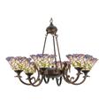 Meyda Lighting Daffodil Bell 33 Inch 6 Light Chandelier - 27398