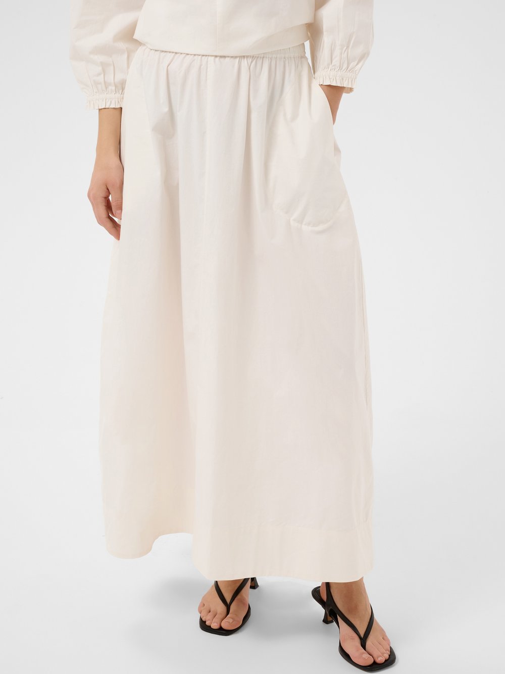 Part Two Rock DuyenPW Elastische Taille Damen weiß, 32