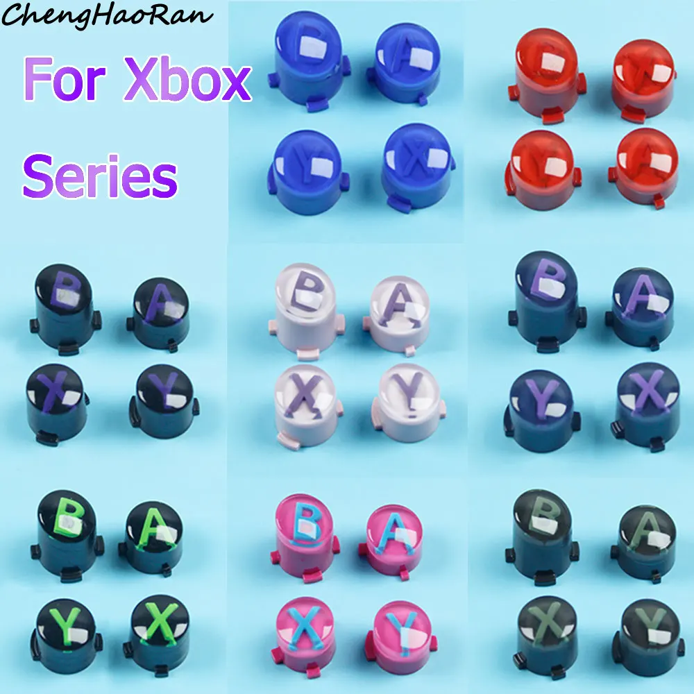 1 Set High Quality A B Y X Buttons For Xbox One Slim For Xbox Series Elite Gen 1/2 Controller A B Y X Buttons Replacement Parts
