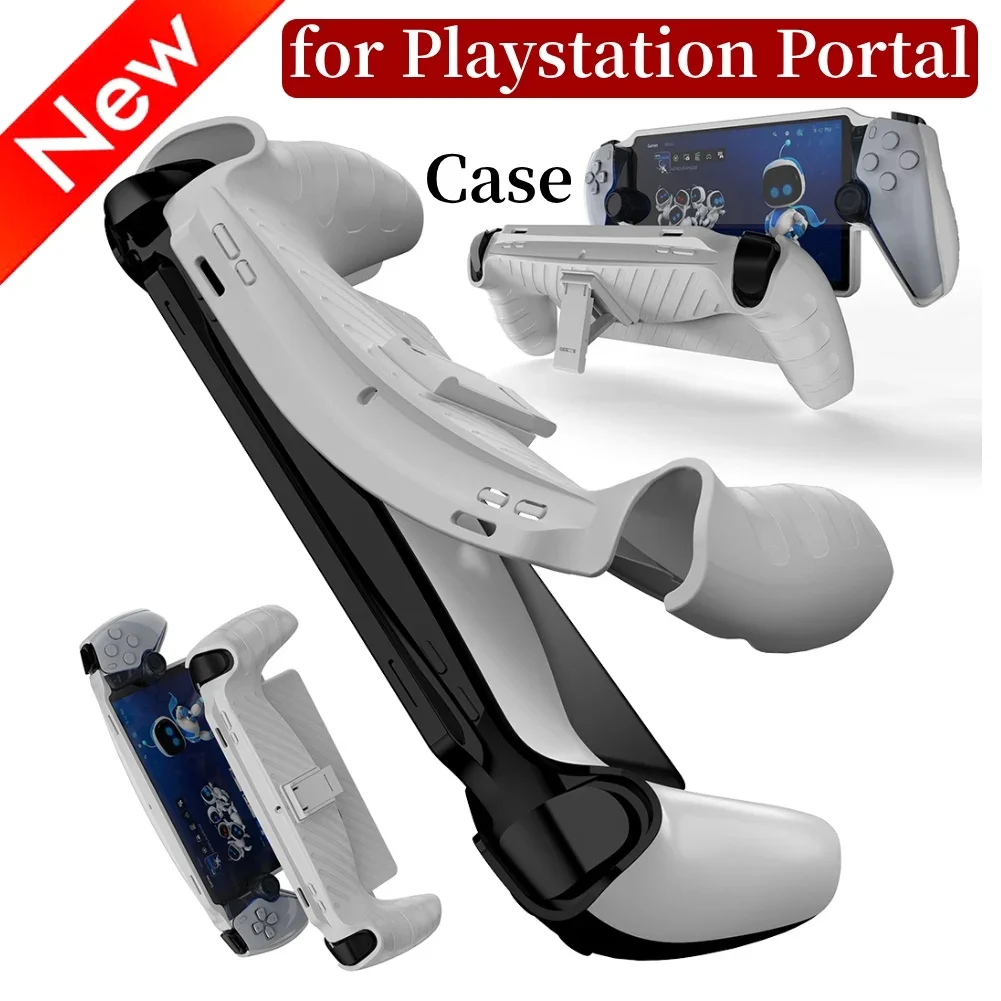 For Playstation Portal Gaming Console Controller Protector Cover Case with Stand TPU Sleeve Skin Game Machine Grip Shell Case