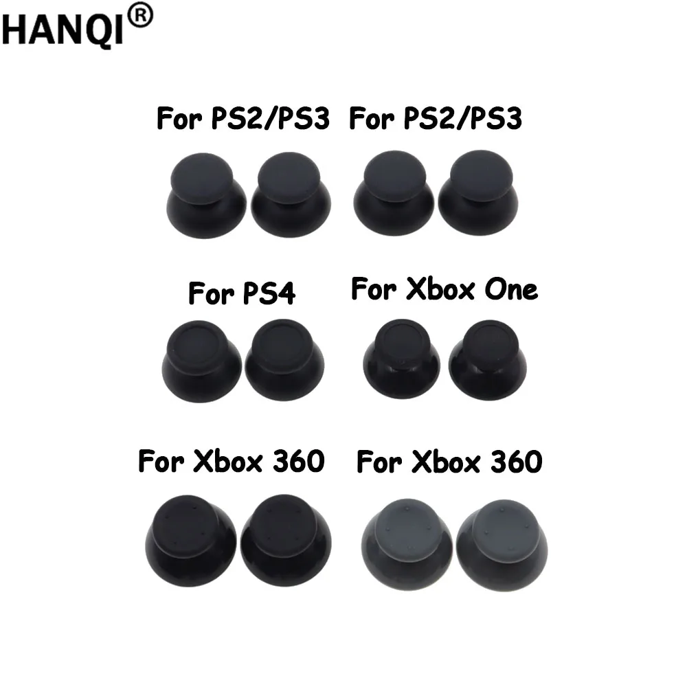 2/10PCS Replacement Analog Thumbstick Caps For PS2 PS3 PS4 Xbox 360 Xbox One Controller 3D Joystick Mushroom Cap Repair Parts