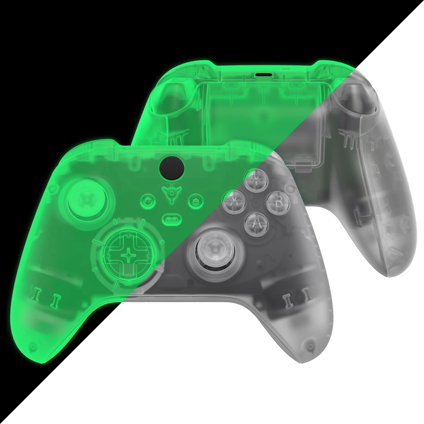 eXtremeRate Full Set Replacement Housing Shell W/Buttons for Xbox Core Wireless Controller (Xbox Series X & S)