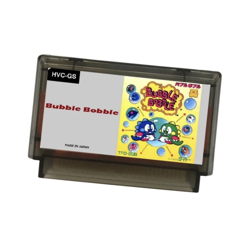 Bubble Bobble ( FDS Emulated ) Game Cartridge for FC / NES Console 60Pins / 72Pins Video Game Card