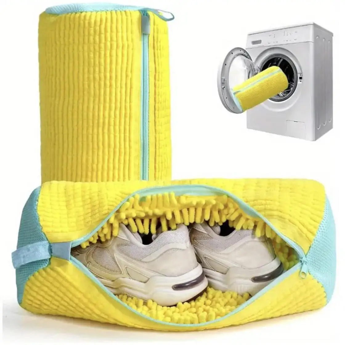 Reusable Shoe Washing Bag for Washing Machines, Anti-Deformation Washing Machine Shoe Cleaning Bag