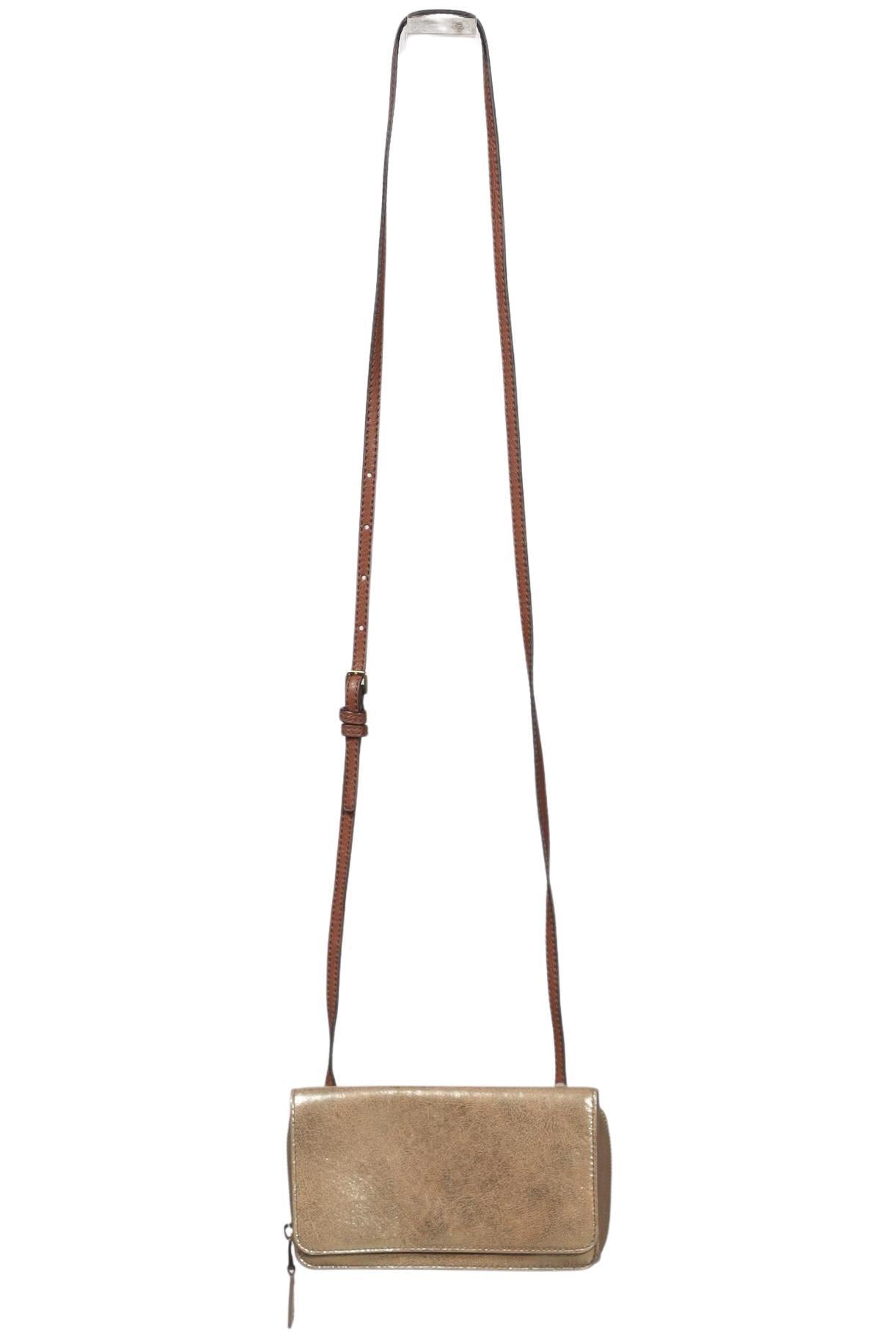 Fossil Damen Handtasche klein Leder, Gr. , Gold, Leder