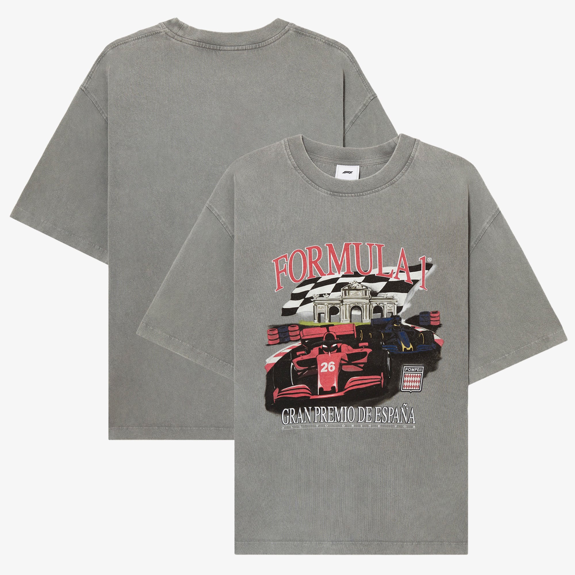 T-shirt « Formula 1 X Pompeii Gran Premio De Espana 2026 » - unisexe Taille: XL