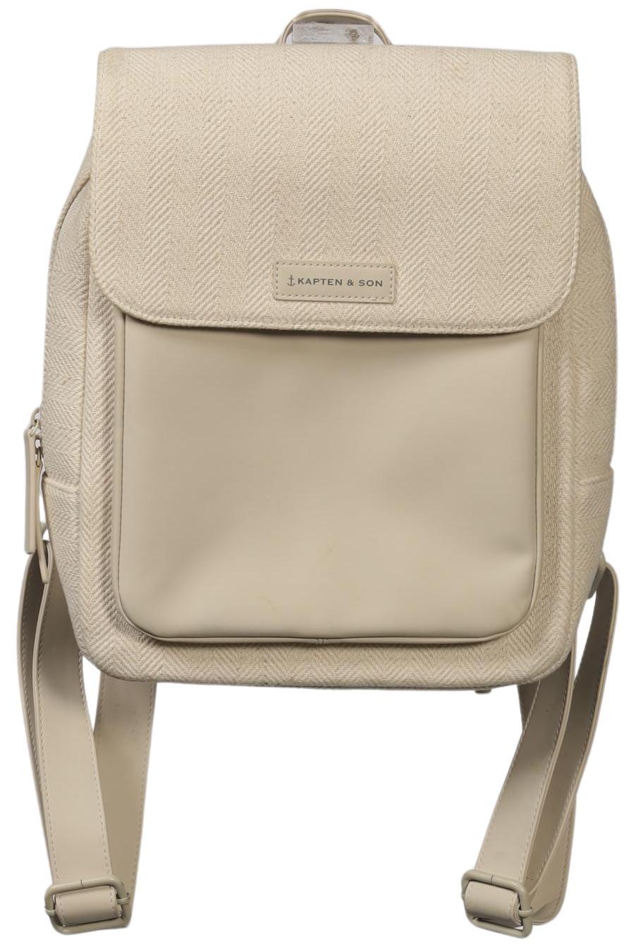 Kapten SON Damen Rucksack, Gr. , Beige, Baumwolle / Leinen / Kunstleder / Synthetik - momox fashion