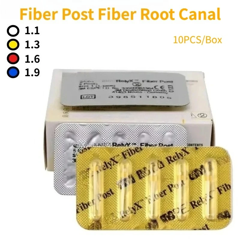 5 Boîtes de Matériau de Remplissage Dentaire en Fibre pour Canal Radiculaire, Système de Réparation Dentaire à Haute Résistance, Matériau de Remplissage Conique pour Laboratoire Dentaire