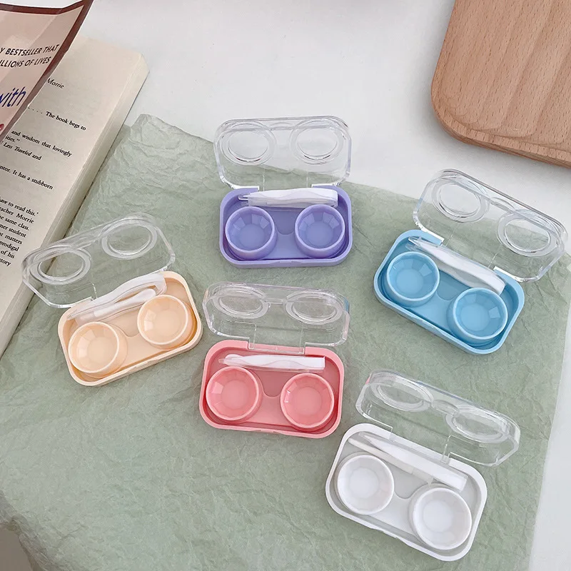 Étui pour lentilles de contact, lentilles de contact, étuis pour lentilles de contact, lentilles de contact colorées pour les yeux, sans ordonnance