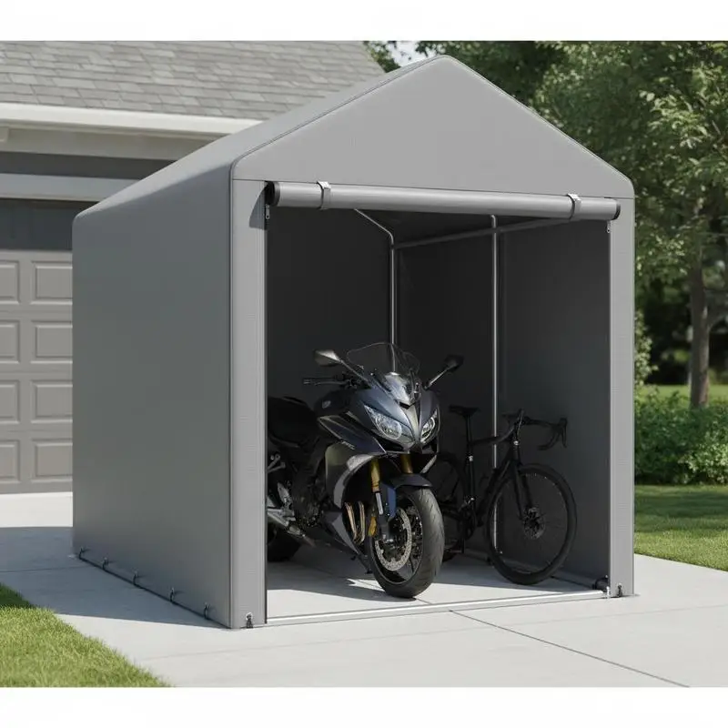 Abri de jardin / Tonnelle de jardin avec protection anti-UV et structure métallique, 120x179x165cm, Gris clair, pour événements extérieurs, fêtes de jardin, rassemblements en arrière-cour, loisirs sur la terrasse, solution de stationnement portable