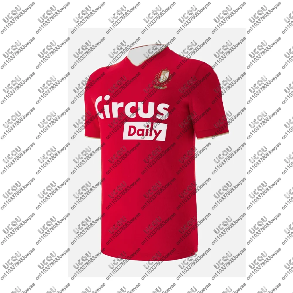 Maillot de Football respirant pour hommes et enfants, haut à séchage rapide, pour adultes et hommes, Football à domicile, norme S, L-Liègei, sport extérieur, été 2025-26