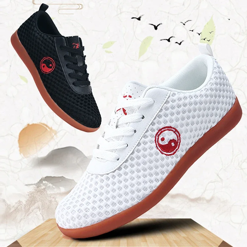 Chaussures d'entraînement de Taekwondo élégantes, compétition d'arts martiaux Tai Chi, chaussures d'exercice de karaté du matin, baskets d'entraînement, chaussures de boxe
