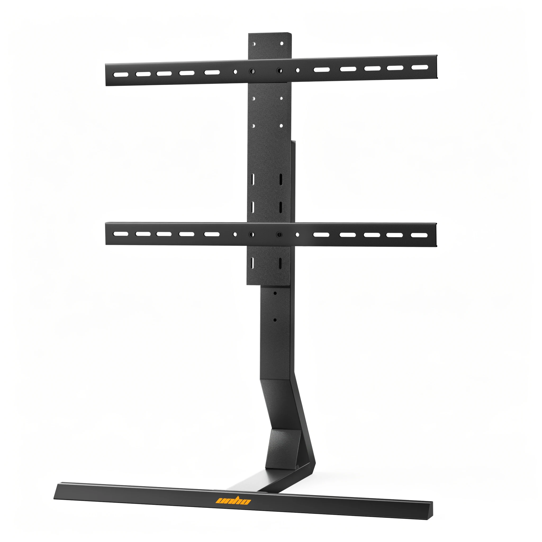 Pieds de support TV Unho pour téléviseurs LCD, LED, OLED et plasma de 40 à 75 pouces, base de table pour téléviseur avec rehausseur et rotation à 45 degrés ° , VESA 600x400mm, supporte 110lbs