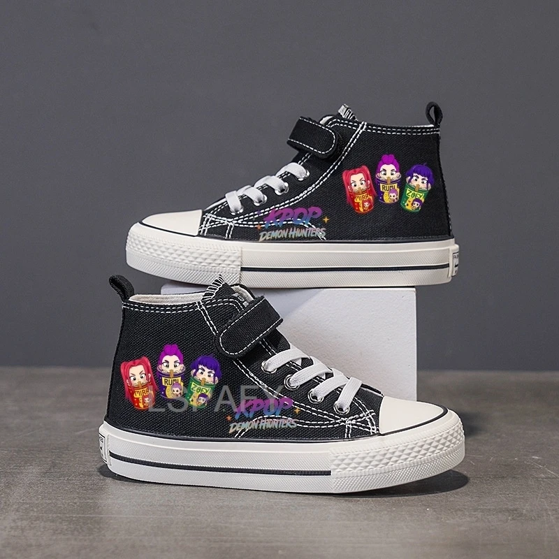 Baskets montantes antidérapantes, chaussures décontractées pour étudiants, nouvelles chaussures pour enfants, chaussures en toile tendance, chaussures plates, pour enfants