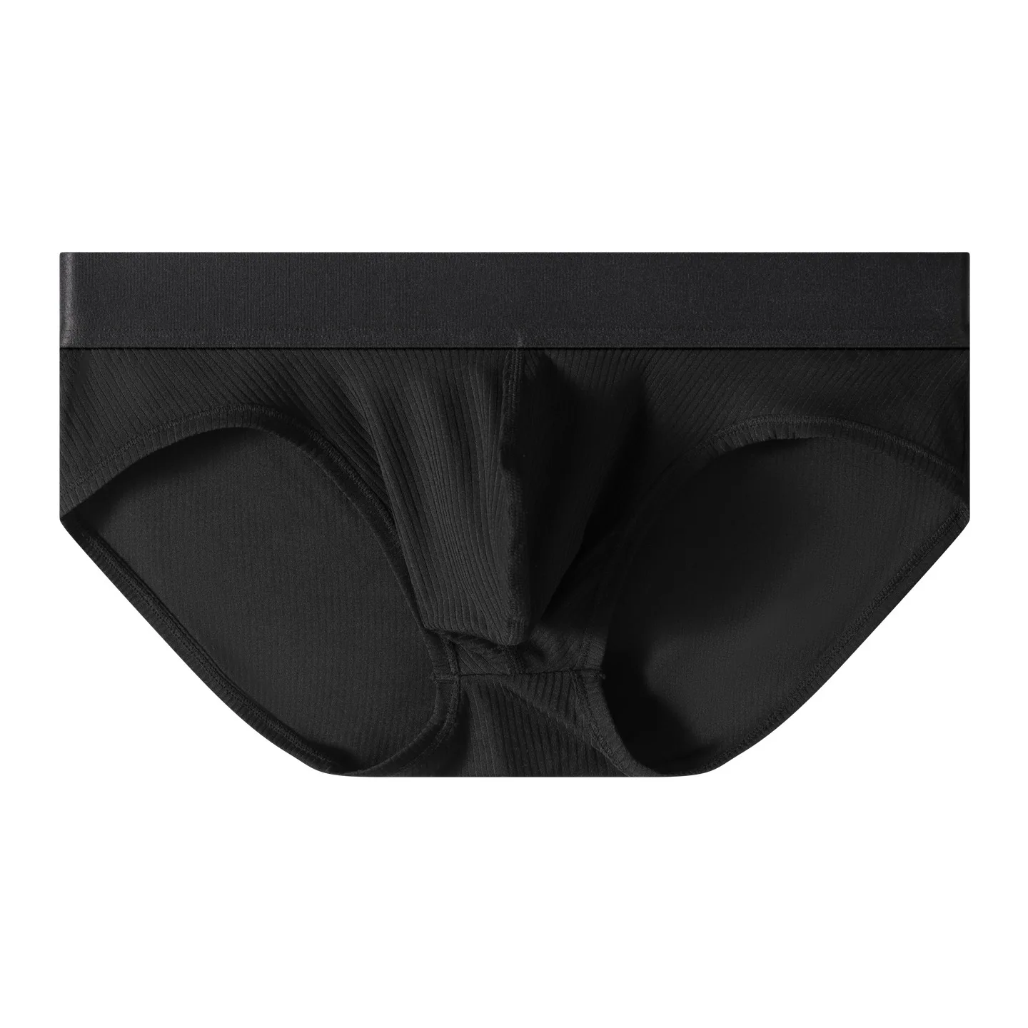 Sous-vêtements pour hommes slips Shorts Homme Ropa mince glace soie Panites Homme solide respirant taille basse U poche convexe sous-vêtement Homme M-XXL