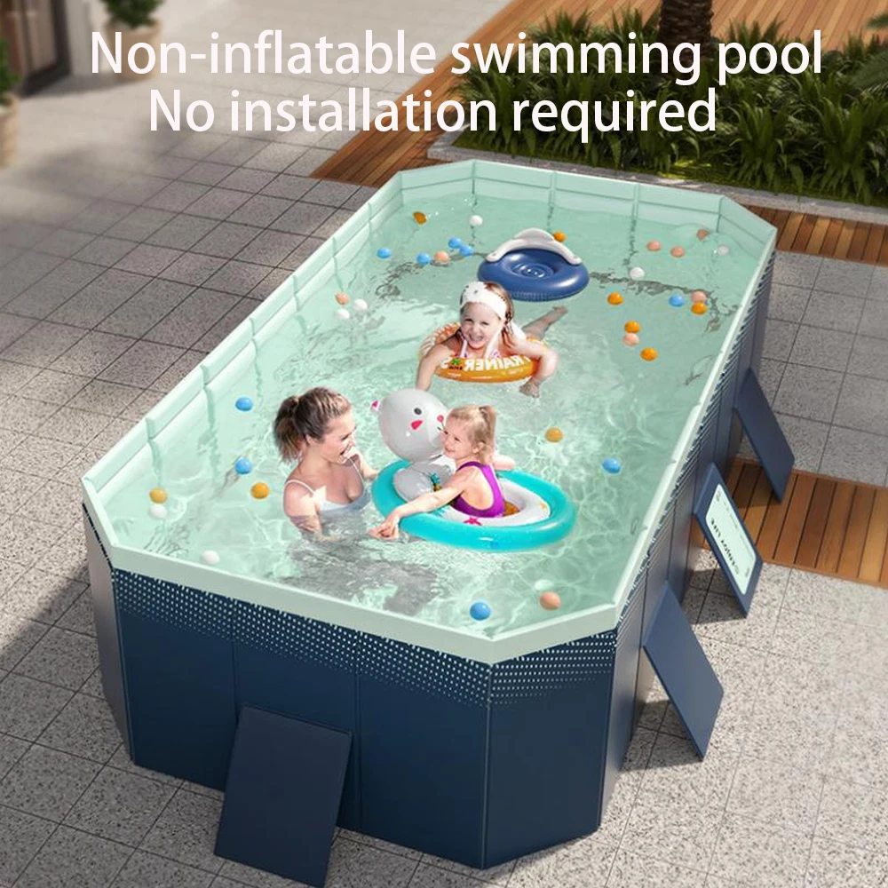 Piscine pliable extérieure grande piscine été fête aquatique piscine Non gonflable piscine familiale pour jardin extérieur