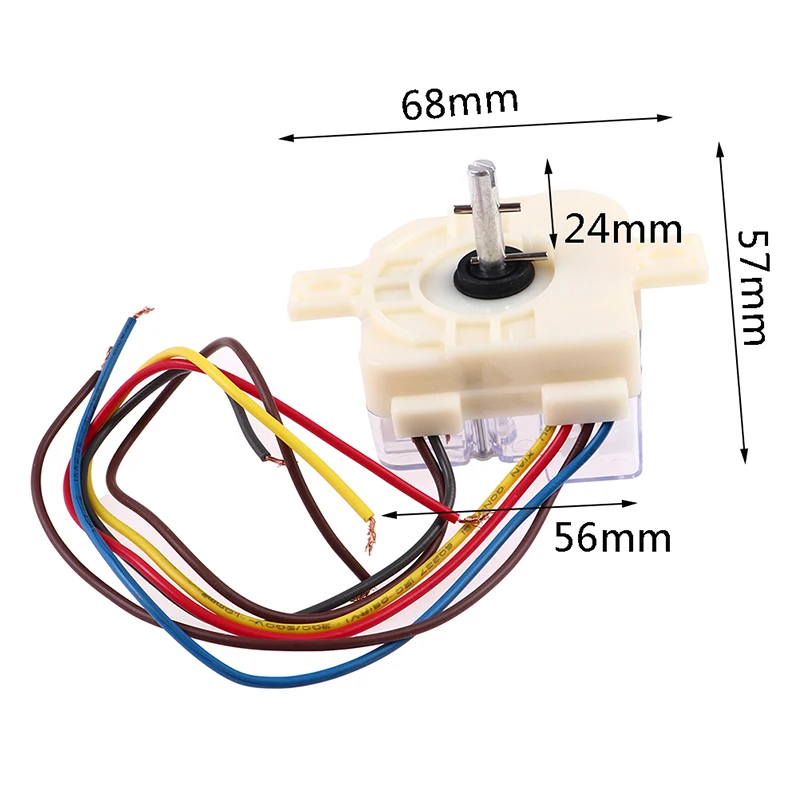 Minuteur semi-automatique 180 degrés à 6 fils pour machine à laver, accessoire de minuterie de lavage double cylindre pour appareils électroménagers