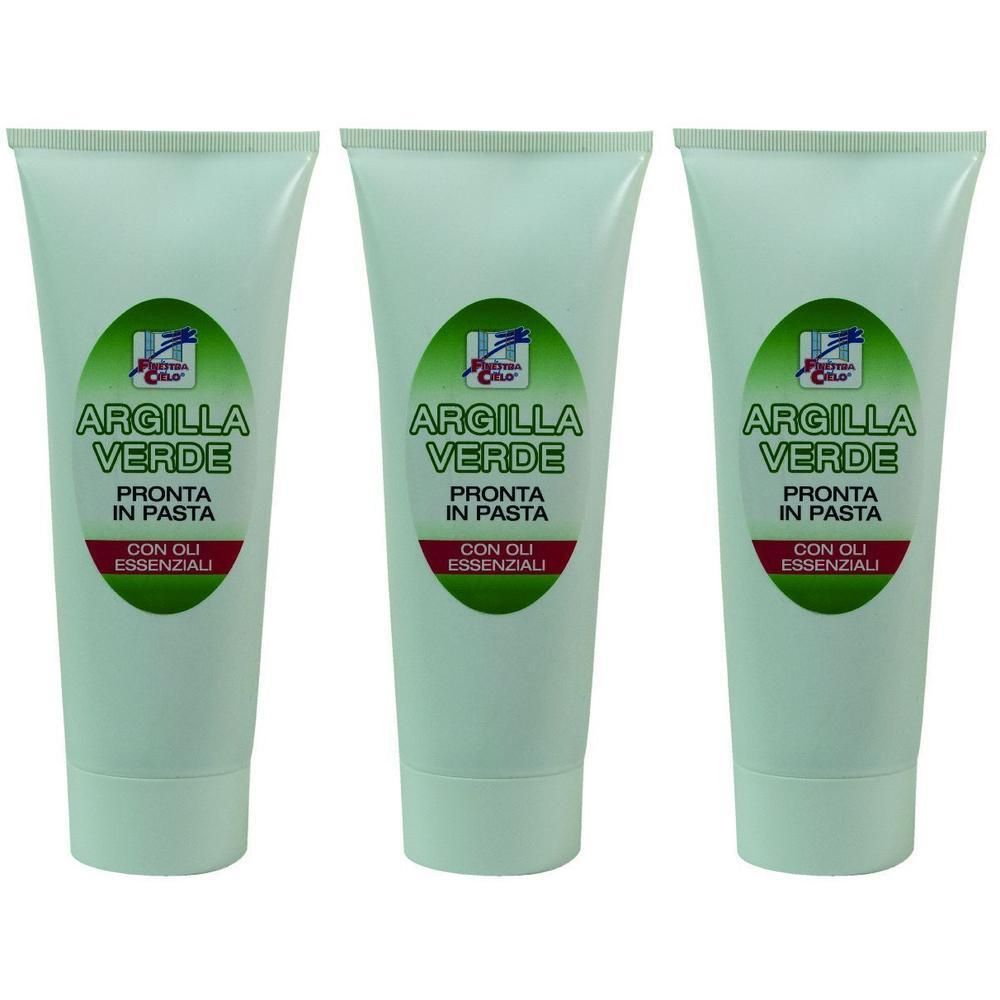 Argilla Verde Pronta In Pasta 200 Ml 3x200 ml