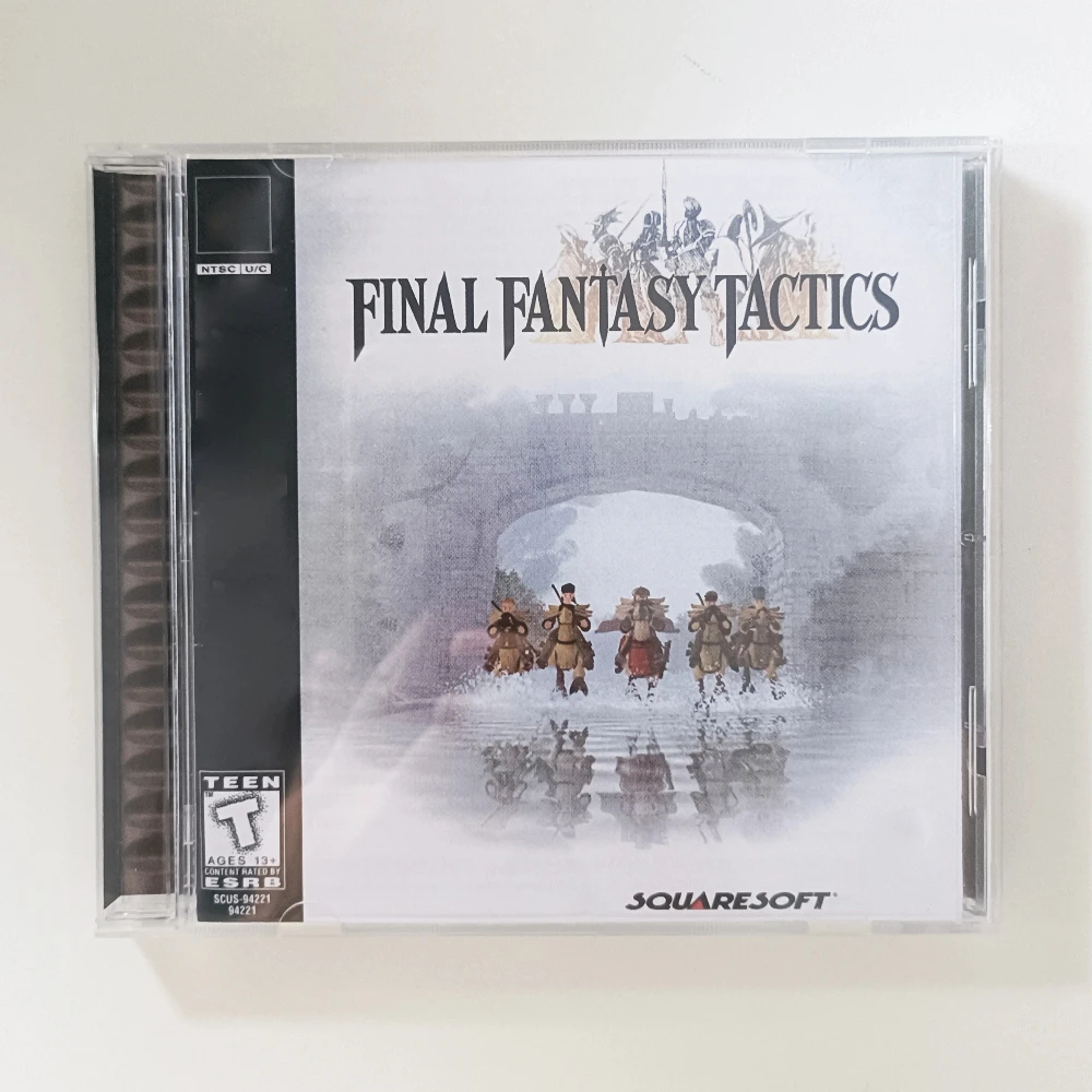PS1 Copy Game Disc FinalFantasy Tactics With Manual 3 Discs Unlock Console Station1 Retro Optical Driver Video Game Parts