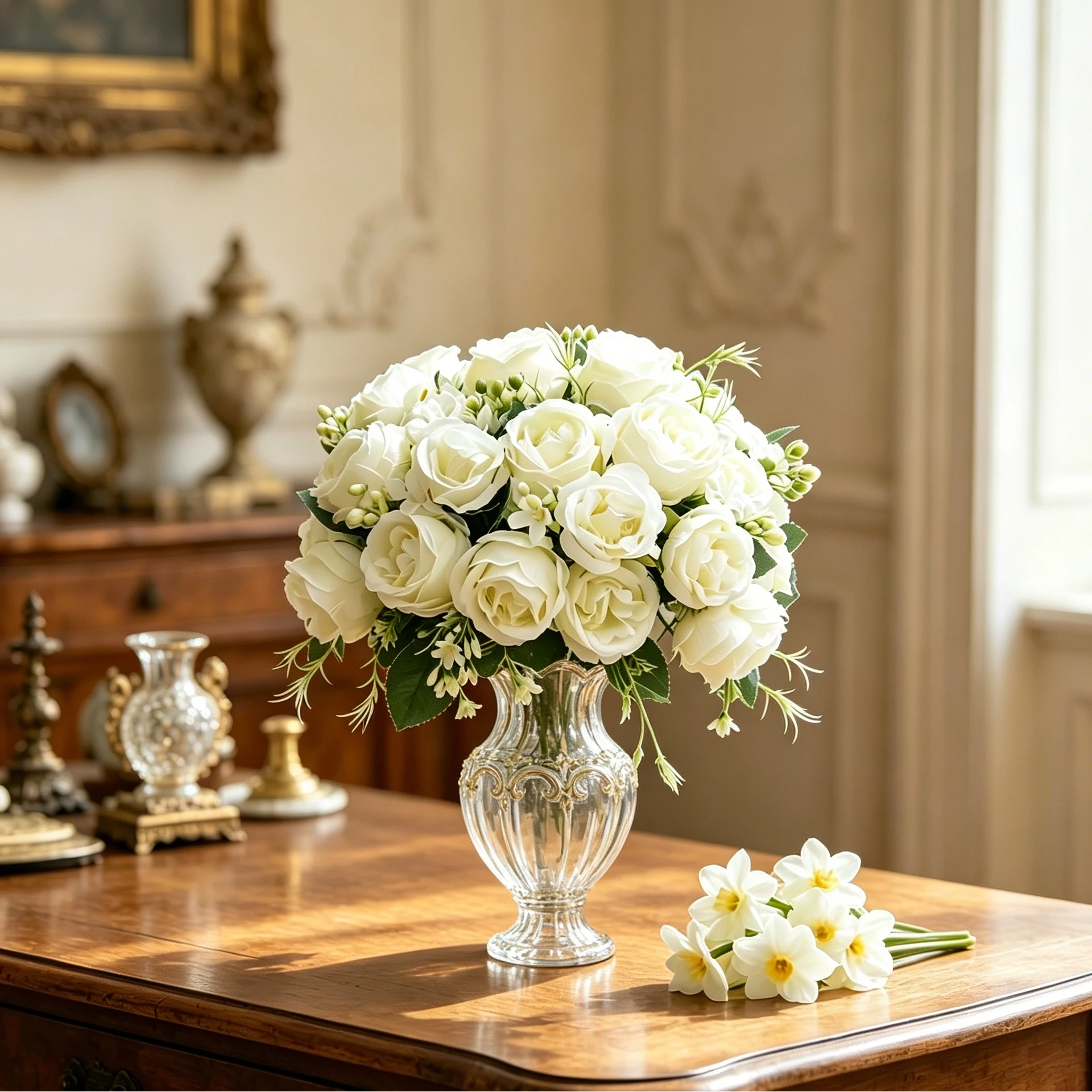 Artificial Flower Silk Rose Outdoor Garden Festival Bride Bouquet Wedding Wreath Home Room Table Vase Garden Decoration Diy Gift
