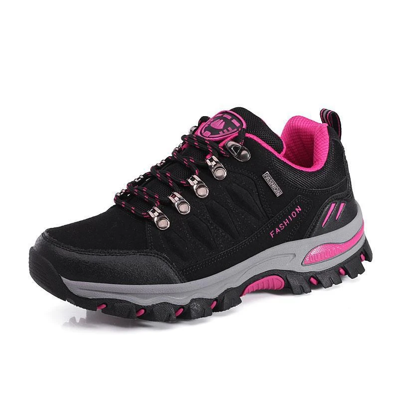Outdoor High-Top Sports Shoes Hiking Shoes Outdoor Couple Hiking Shoes Large Size Casual Sports Shoes Travel Shoes Comfortable