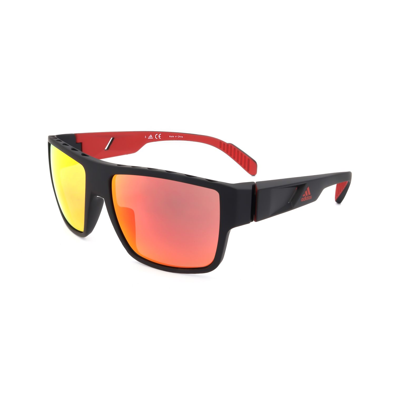 Adidas occhiali da sole uomo SP0006 black red 1 St