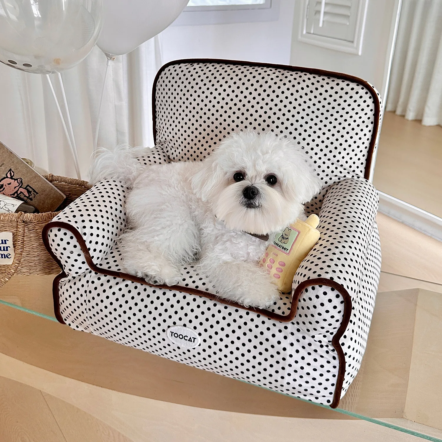 Joylive Haustier-Sofabett mit Samtiger Haptik, Zerlegbar und Waschbar, für Hunde- und Katzenbetten, 2026 Neu im Dropshipping