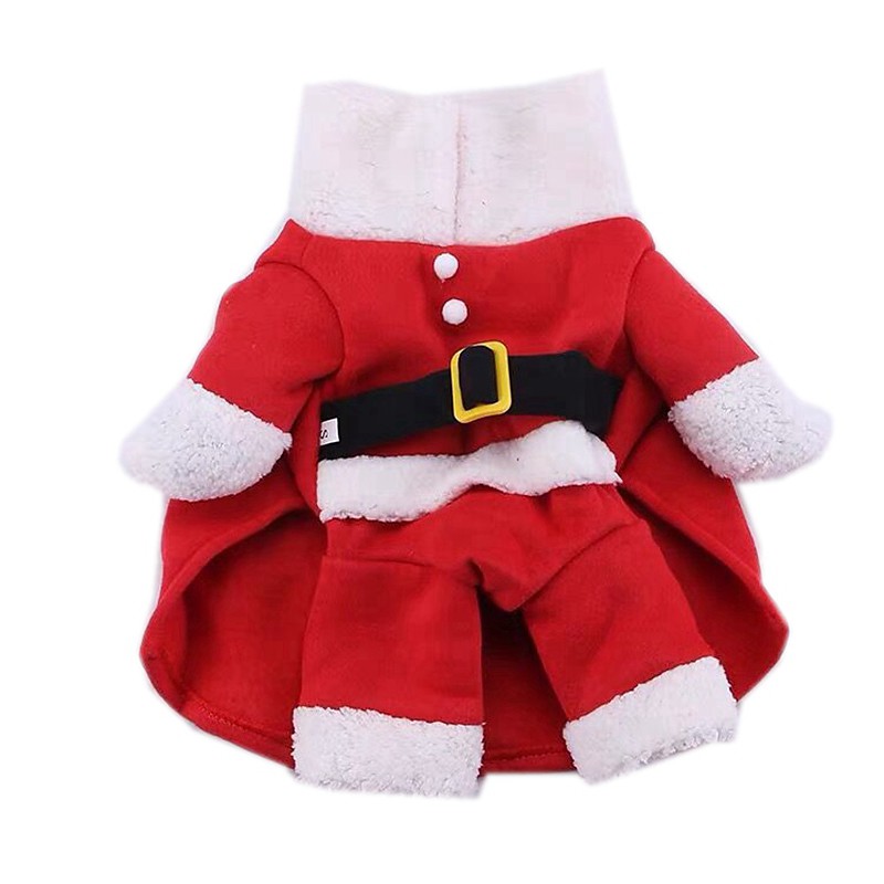 Dog Costume Outfits Puppy Clothes Solid Colored Christmas Cosplay Christmas Winter Dog Clothes Puppy Clothes Dog Outfits Red Costume for Girl and Boy Dog Fleece XS S M L XL XXL - lightinthebox.com