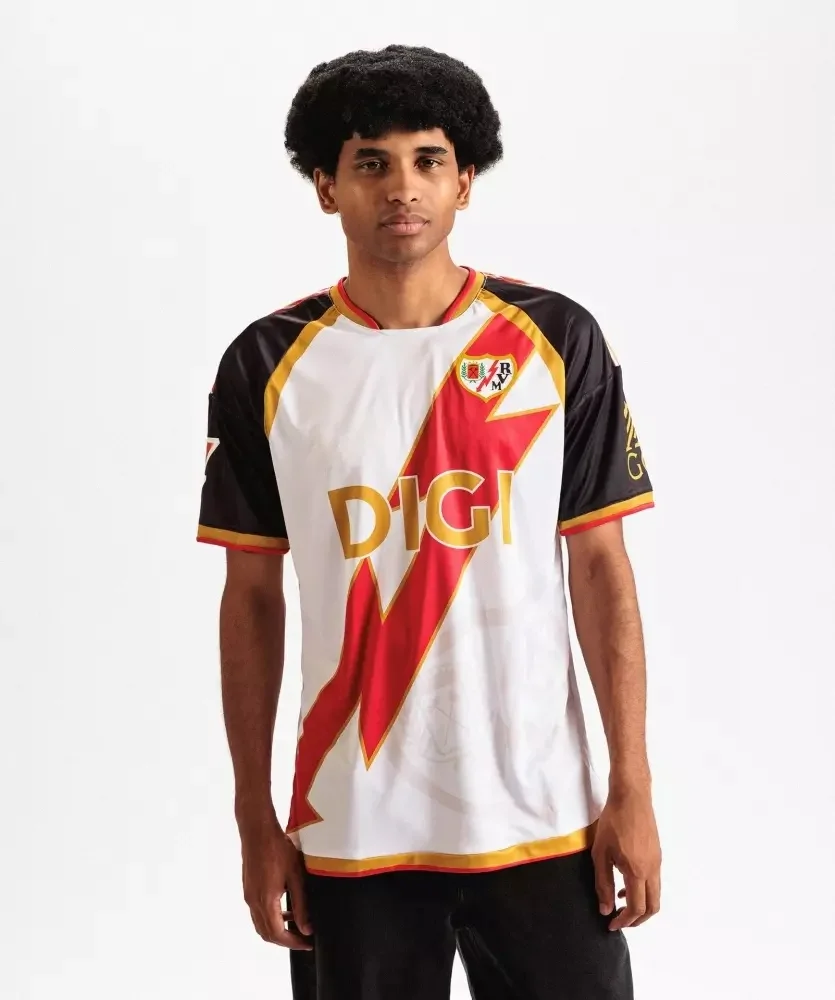 Maillot de football Rayo Vallecano domicile et extérieur, respirant, à séchage rapide, pour adultes (hommes et femmes), collection été 2026-27, maillot familial.