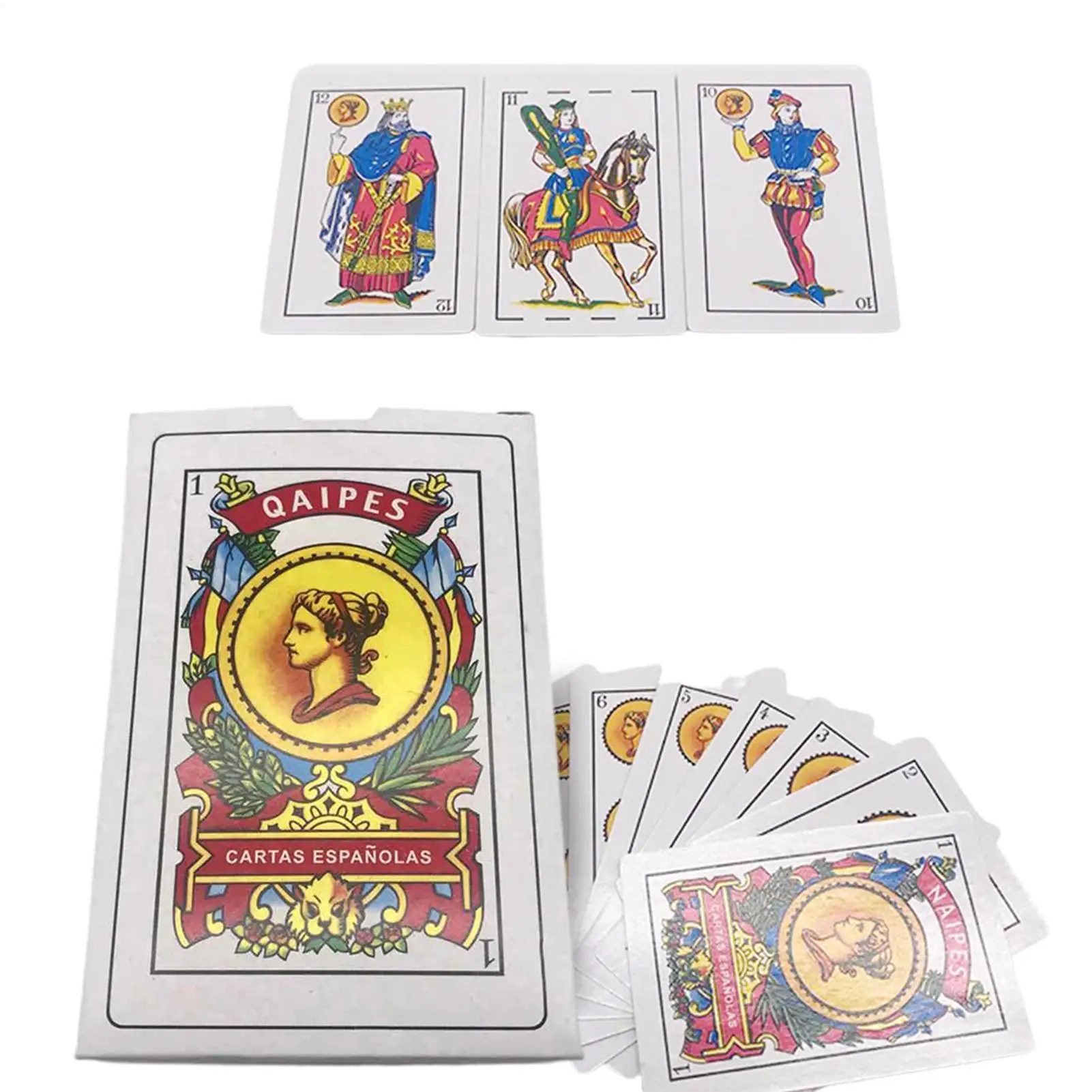 Jeu de cartes espagnoles amusantes, jeu de poker espagnol, jeu de cartes imperméables, jeu de société familial, jeu de société magique, jeux traditionnels