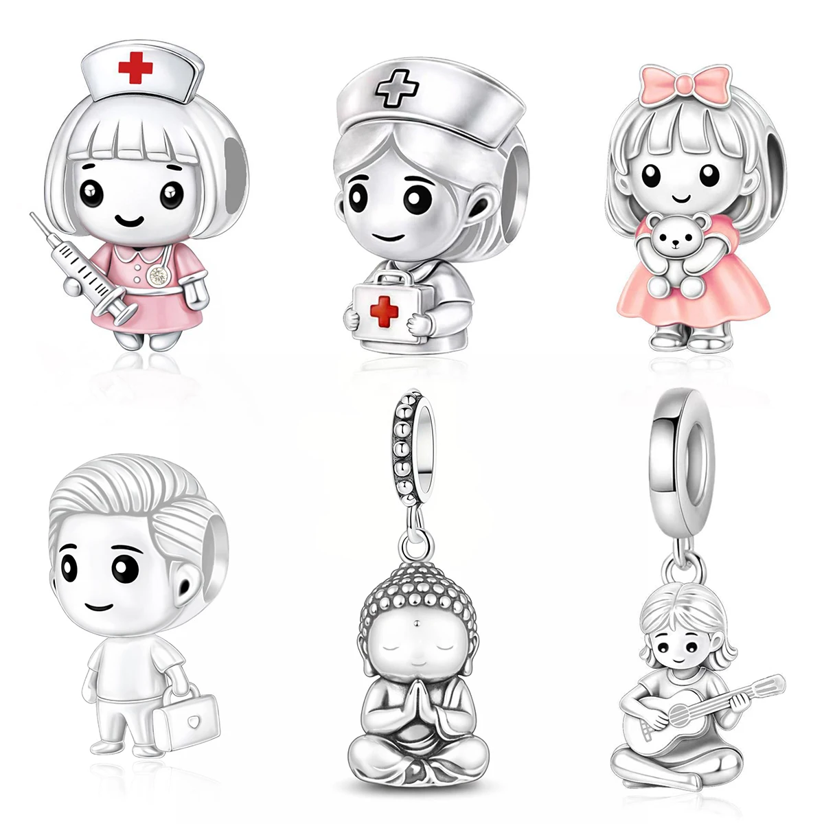 Perle de la série « Personnages originaux » de Pandora, idéale pour créer des bracelets et des bijoux personnalisés, un cadeau original, fabriquée à partir de cuivre respectueux de l’environnement et recouverte d’un placage.