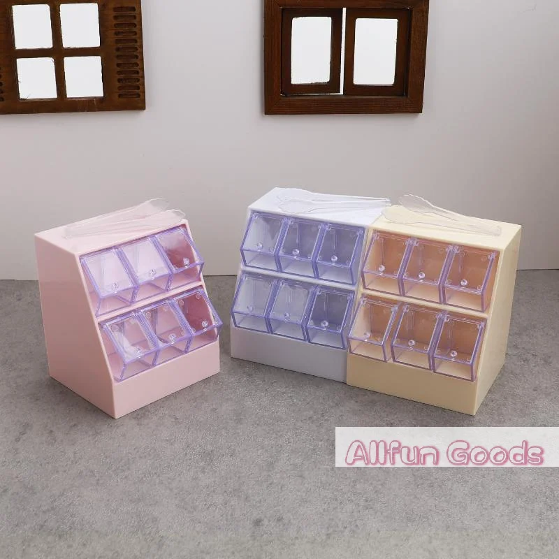 Meuble de rangement à tiroirs pour bonbons, modèle de maison de poupée 1/12, décoration de meubles de maison de poupée, ornement de scène de mini-supermarché