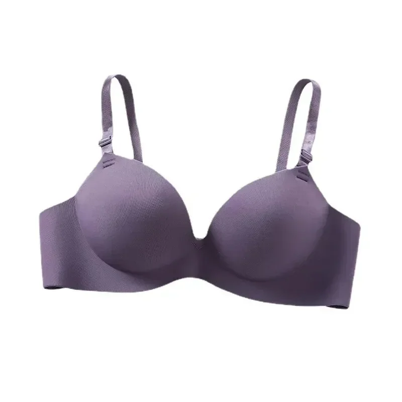Soutien-gorge sans couture pour femme, sexy, push-up, sans armatures, pour jeunes filles et étudiantes, lingerie respirante, tendance, bonnet 3/4, sans fil, lingerie féminine