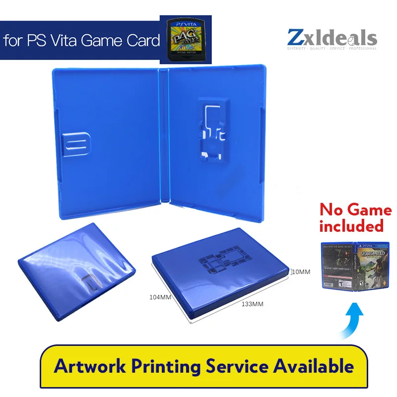 Replacement Case For Playstation For PS Vita Game Cart Spare Blue Cartridge Box
