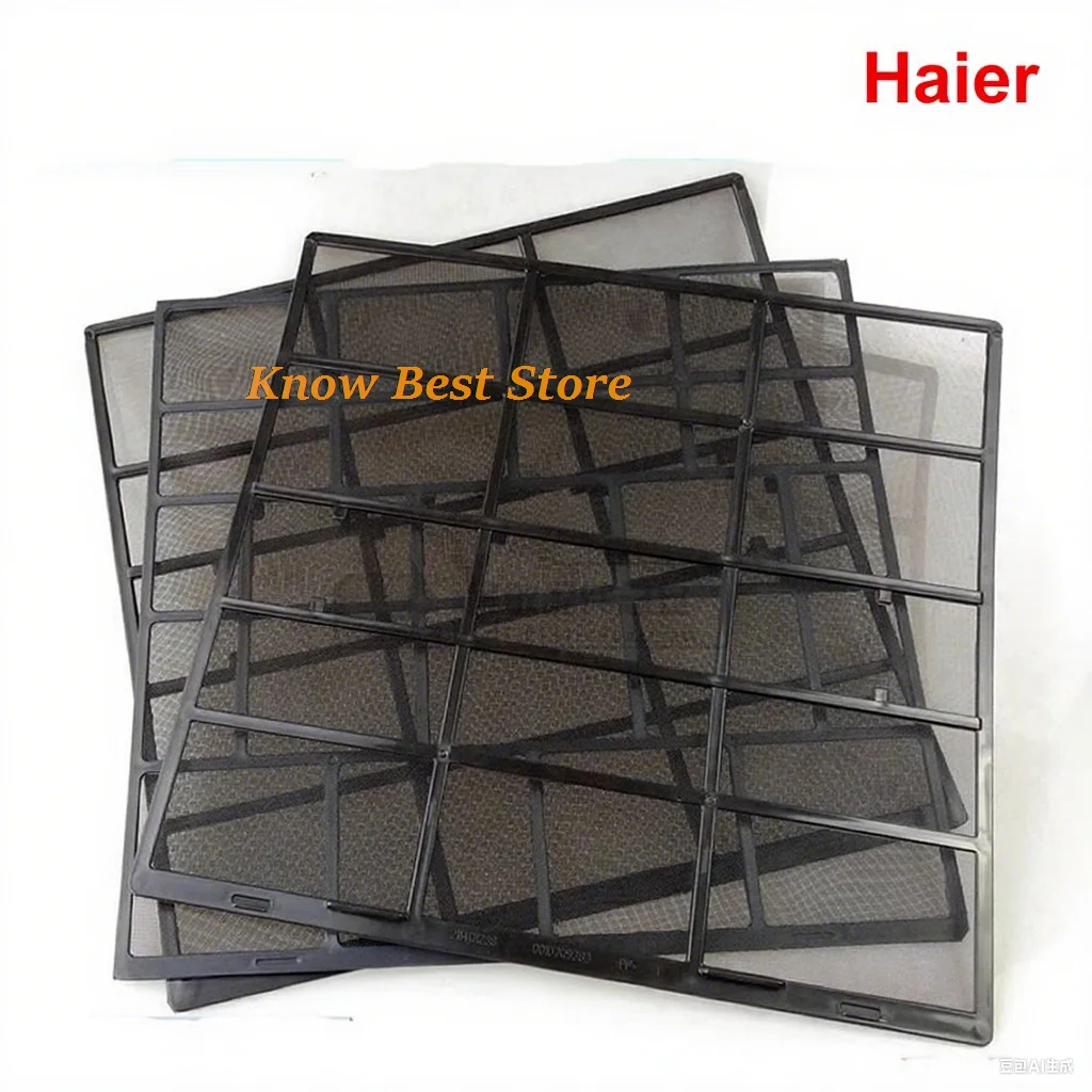 Filtre de climatiseur personnalisé OEM pour ancien modèle Haier 0010209988, taille 29 cm x 29,6 cm, mural, accessoire pour appareils électroménagers