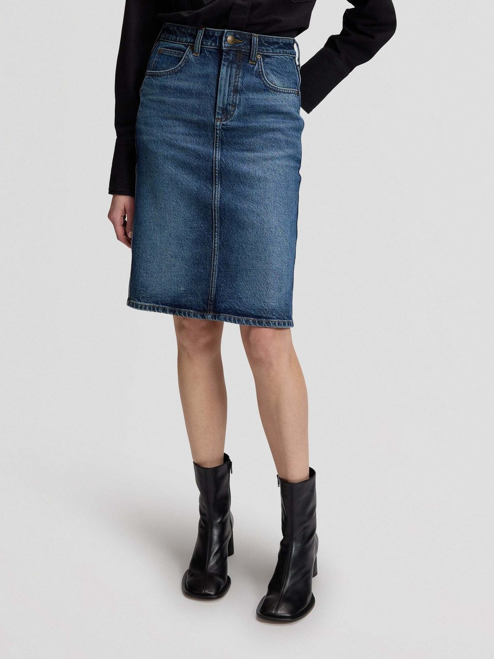 Lee Jeansrock Damen medium stone, 27
