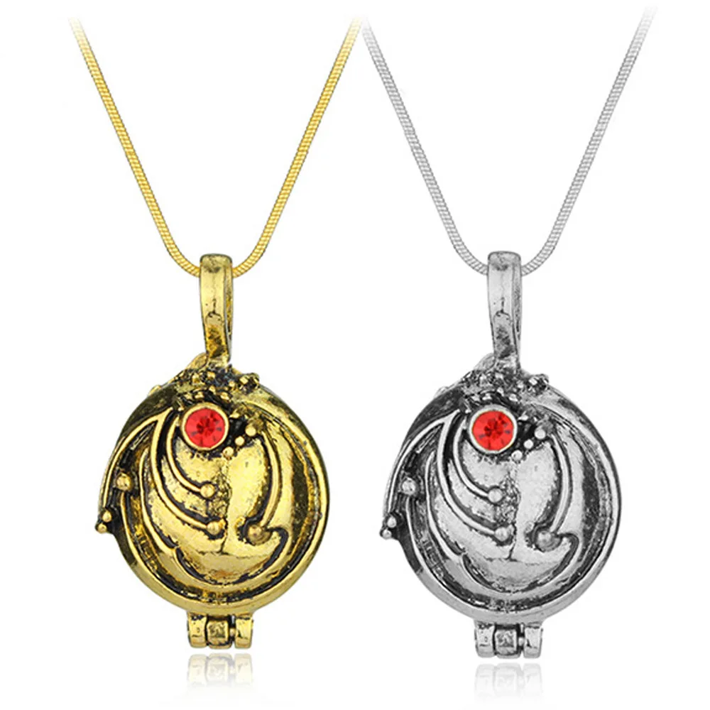 Collier de style punk vintage, pendentif de film créatif inspiré de Vampire Diaries, accessoires pour femmes, accessoire de cosplay.