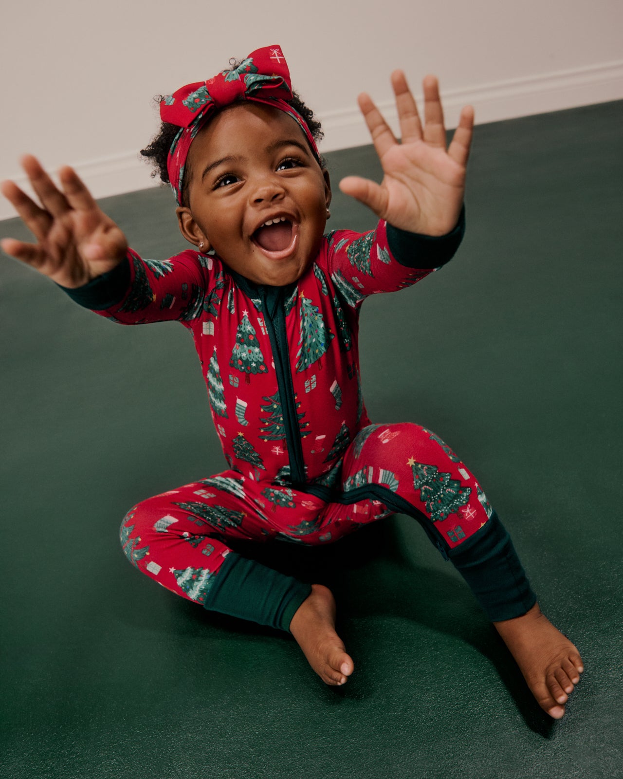 Joyful Traditions Red Zippy - 12-18 months
