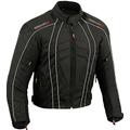 Dry-Lite Motorbike Jacket Waterproof Protection, XXL, Black