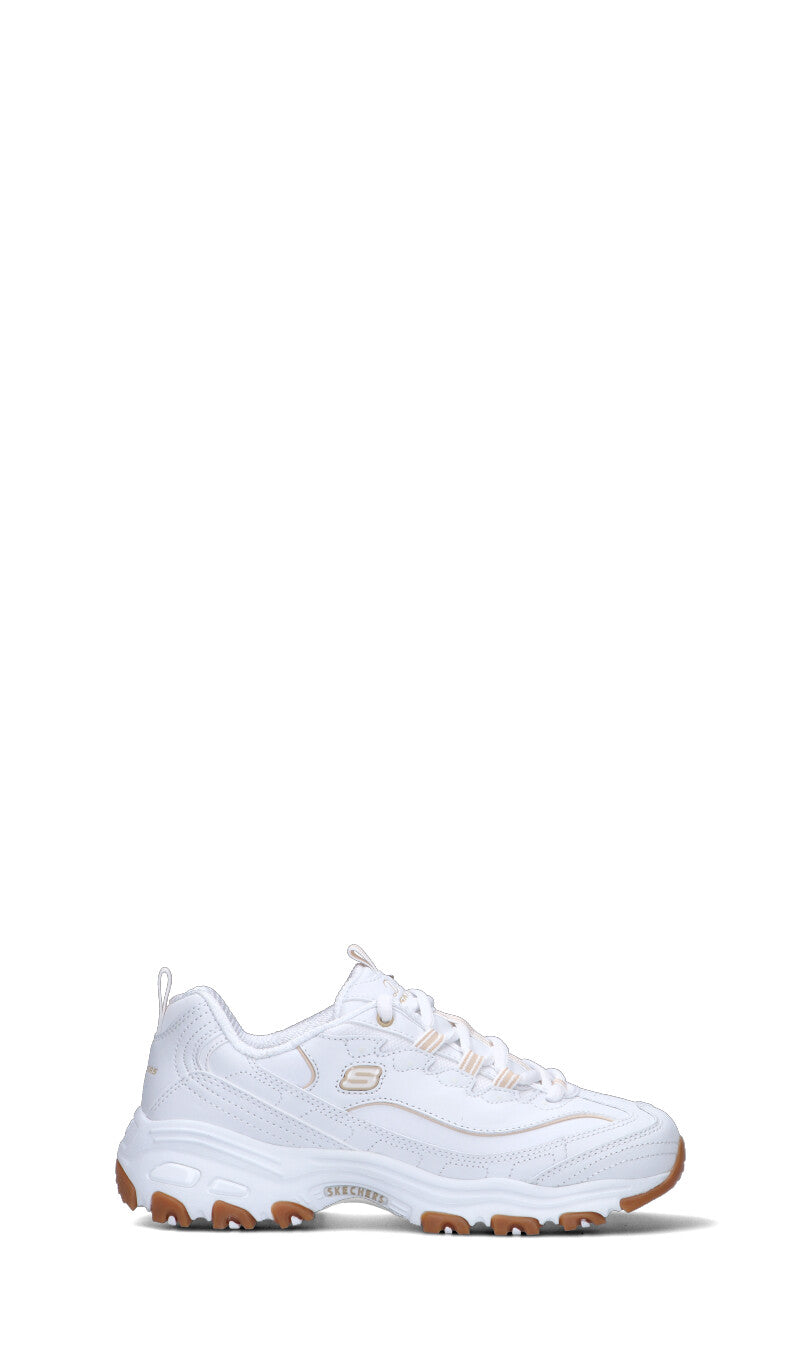 SKECHERS SPORT Sneaker donna bianca in pelle