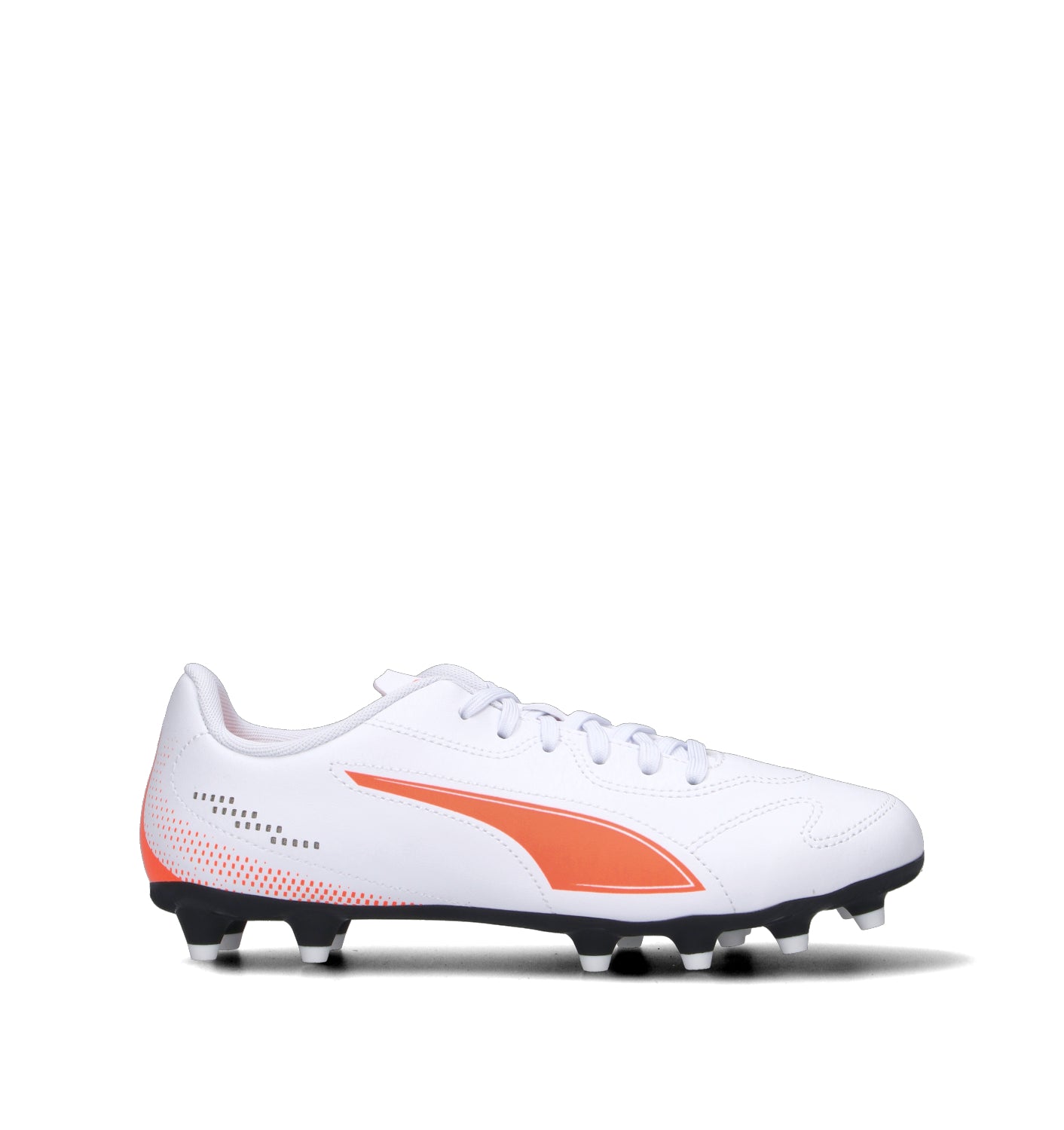 PUMA VITORIA II FG7AG Jr Scarpa calcio ragazzo bianca/arancione